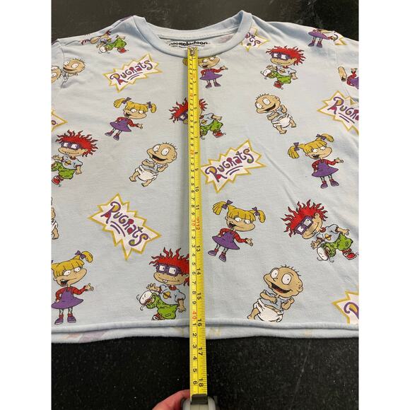 Rugrats Nickelodeon cropped short sleeve tee Large, 90's Y2K Era - Picture 6 of 9